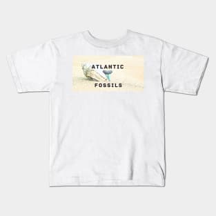 Conch Shell Atlantic Fossils Shark Tooth Kids T-Shirt